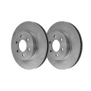 Front Geomet Coated Anti Rust Brake Rotor Set of 2