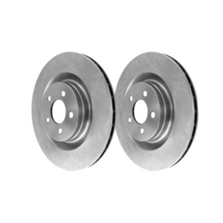 Front Geomet Coated Anti Rust Brake Rotor Set of 2