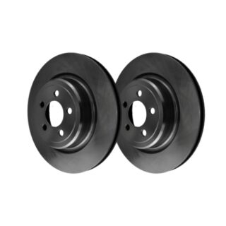 Rear Geomet Coated Anti Rust Brake Rotor Set of 2