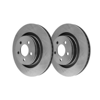Front Geomet Coated Anti Rust Brake Rotor Set of 2