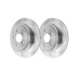Rear Geomet Coated Anti Rust Brake Rotor Set of 2
