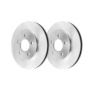 Front Geomet Coated Anti Rust Brake Rotor Set of 2