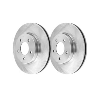 Front Geomet Coated Anti Rust Brake Rotor Set of 2
