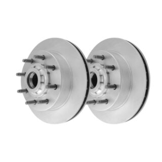 Front Geomet Coated Anti Rust Brake Rotor Set of 2