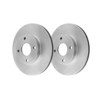 Front Geomet Coated Anti Rust Brake Rotor Set of 2
