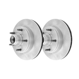 Front Geomet Coated Anti Rust Brake Rotor Set of 2