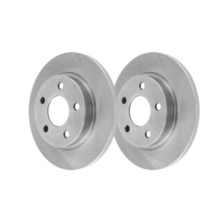 Rear Geomet Coated Anti Rust Brake Rotor Set of 2
