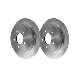 Rear Geomet Coated Anti Rust Brake Rotor Set of 2