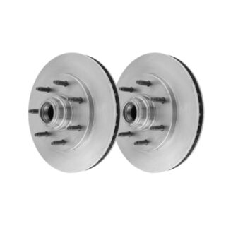 Front Geomet Coated Anti Rust Brake Rotor Set of 2