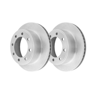 Rear Geomet Coated Anti Rust Brake Rotor Set of 2
