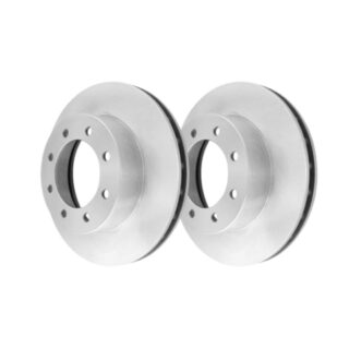 Front Geomet Coated Anti Rust Brake Rotor Set of 2