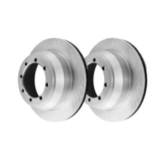 Rear Geomet Coated Anti Rust Brake Rotor Set of 2