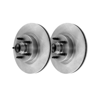 Front Geomet Coated Anti Rust Brake Rotor Set of 2