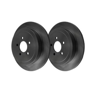 Rear Geomet Coated Anti Rust Brake Rotor Set of 2