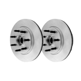 Front Geomet Coated Anti Rust Brake Rotor Set of 2