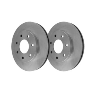 Front Geomet Coated Anti Rust Brake Rotor Set of 2