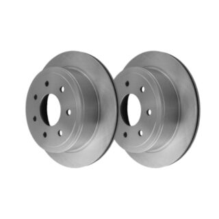 Rear Geomet Coated Anti Rust Brake Rotor Set of 2