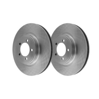 Front Geomet Coated Anti Rust Brake Rotor Set of 2