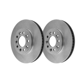 Front Geomet Coated Anti Rust Brake Rotor Set of 2