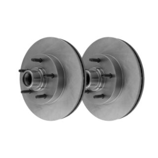 Front Geomet Coated Anti Rust Brake Rotor Set of 2