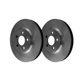 Front Geomet Coated Anti Rust Brake Rotor Set of 2