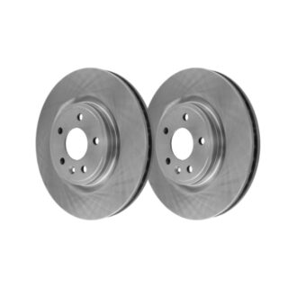 Front Geomet Coated Anti Rust Brake Rotor Set of 2