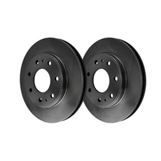 Front Geomet Coated Anti Rust Brake Rotor Set of 2