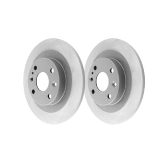Rear Geomet Coated Anti Rust Brake Rotor Set of 2