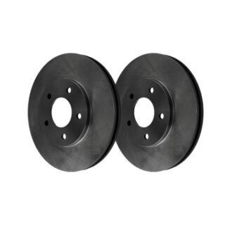 Front Geomet Coated Anti Rust Brake Rotor Set of 2