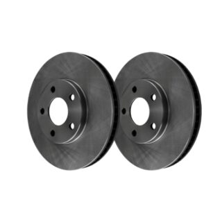 Front Geomet Coated Anti Rust Brake Rotor Set of 2