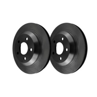 Rear Geomet Coated Anti Rust Brake Rotor Set of 2