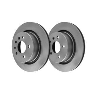 Rear Geomet Coated Anti Rust Brake Rotor Set of 2