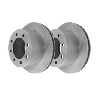 Rear Geomet Coated Anti Rust Brake Rotor Set of 2
