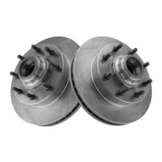 Front Geomet Coated Anti Rust Brake Rotor Set of 2