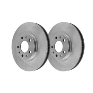 Front Geomet Coated Anti Rust Brake Rotor Set of 2