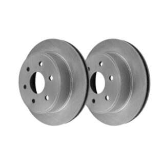 Rear Geomet Coated Anti Rust Brake Rotor Set of 2