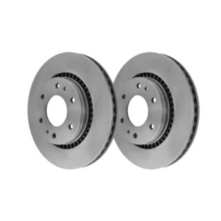 Front Geomet Coated Anti Rust Brake Rotor Set of 2