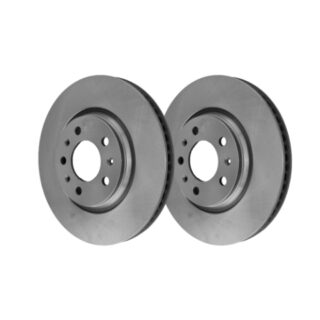 Front Geomet Coated Anti Rust Brake Rotor Set of 2