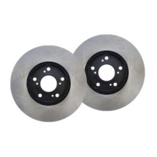 Front Geomet Coated Anti Rust Brake Rotor Set of 2