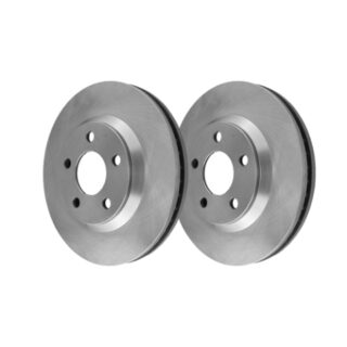 Front Geomet Coated Anti Rust Brake Rotor Set of 2