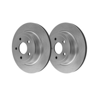 Rear Geomet Coated Anti Rust Brake Rotor Set of 2