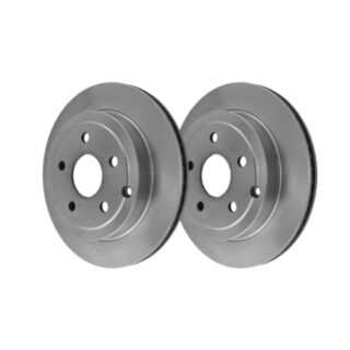Rear Geomet Coated Anti Rust Brake Rotor Set of 2