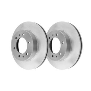 Front Geomet Coated Anti Rust Brake Rotor Set of 2