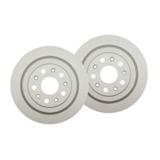 Rear Geomet Coated Anti Rust Brake Rotor Set of 2