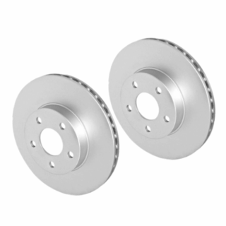 Front Geomet Coated Anti Rust Brake Rotor Set of 2
