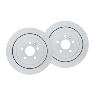 Rear Geomet Coated Anti Rust Brake Rotor Set of 2