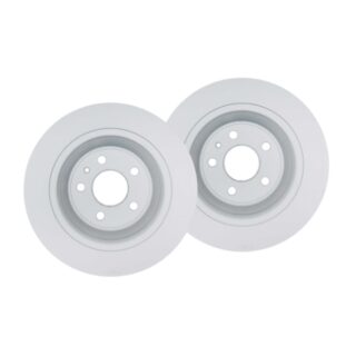 Rear Geomet Coated Anti Rust Brake Rotor Set of 2
