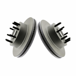 Front Geomet Coated Anti Rust Brake Rotor Set of 2