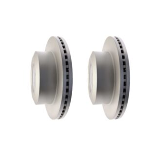 Rear Geomet Coated Anti Rust Brake Rotor Set of 2