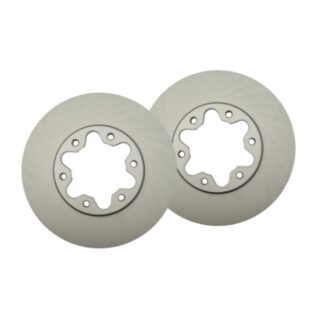 Front Geomet Coated Anti Rust Brake Rotor Set of 2